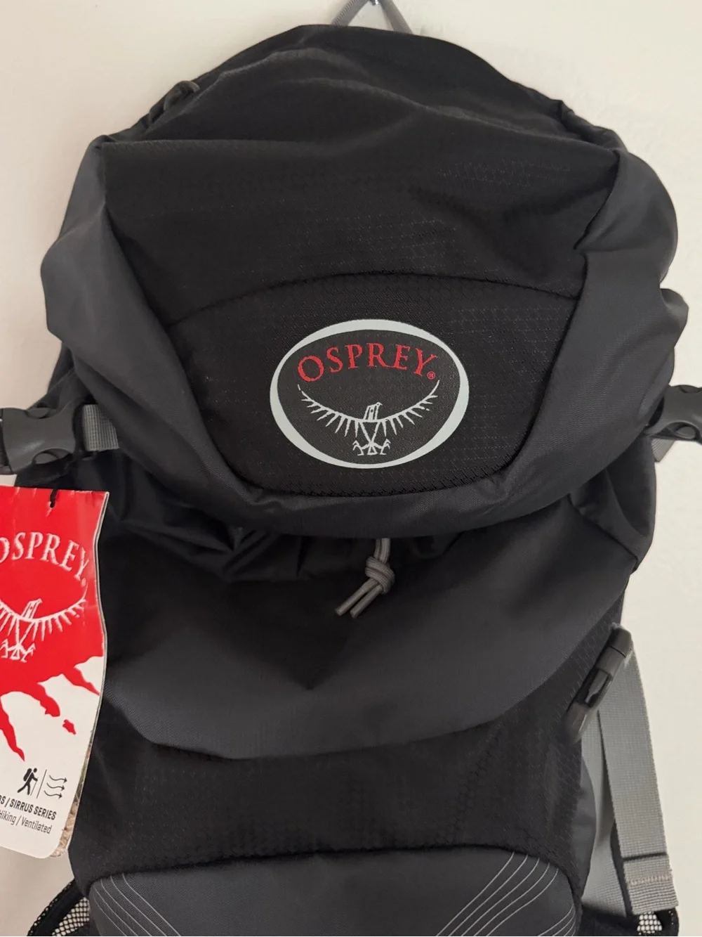 Osprey Stratos 26 Hiking Backpack Anthracite Black Hip Belt Padded Back Pannel